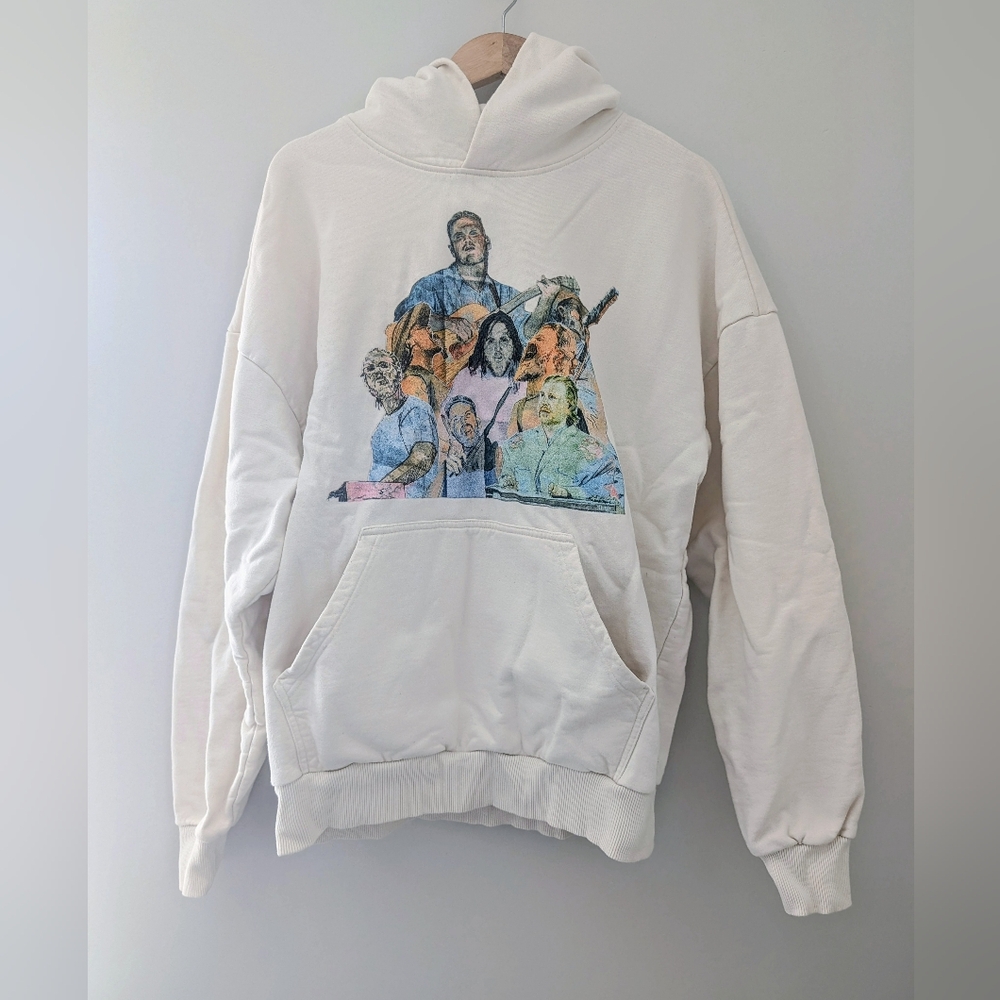 Zach Bryan Quittin Time 2024 Tour Hoodie Medium Unisex